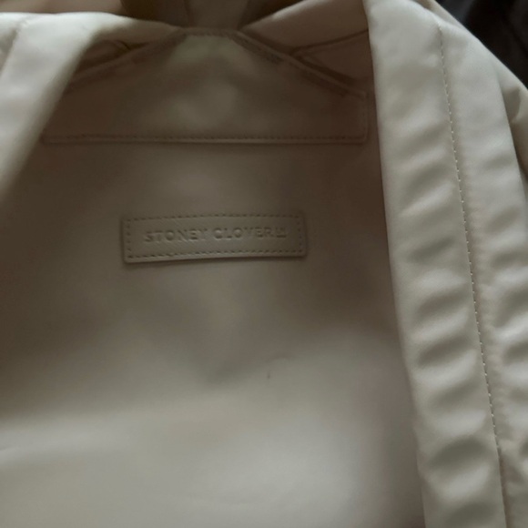 Stoney Clover Lane Cream Backpack with Mickey and Minnie - Picture 2 of 2